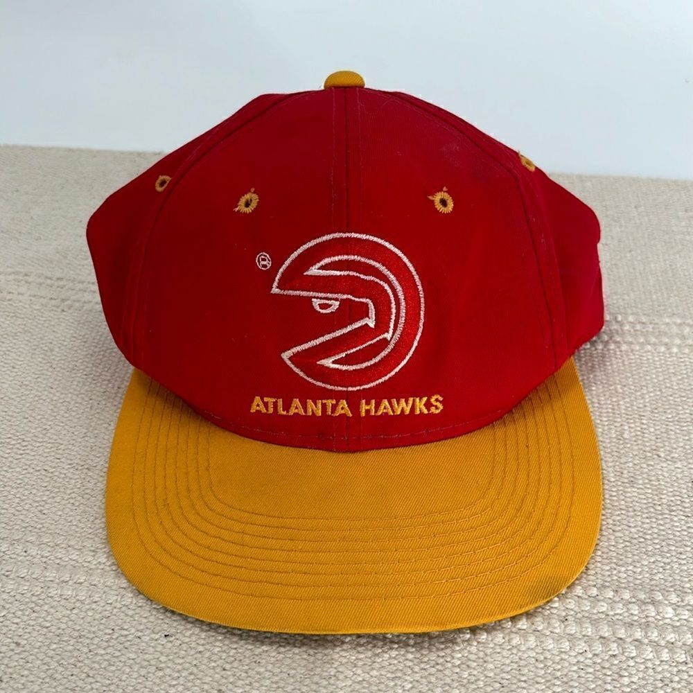 Vintage Snap Back Hat Atlanta Hawks